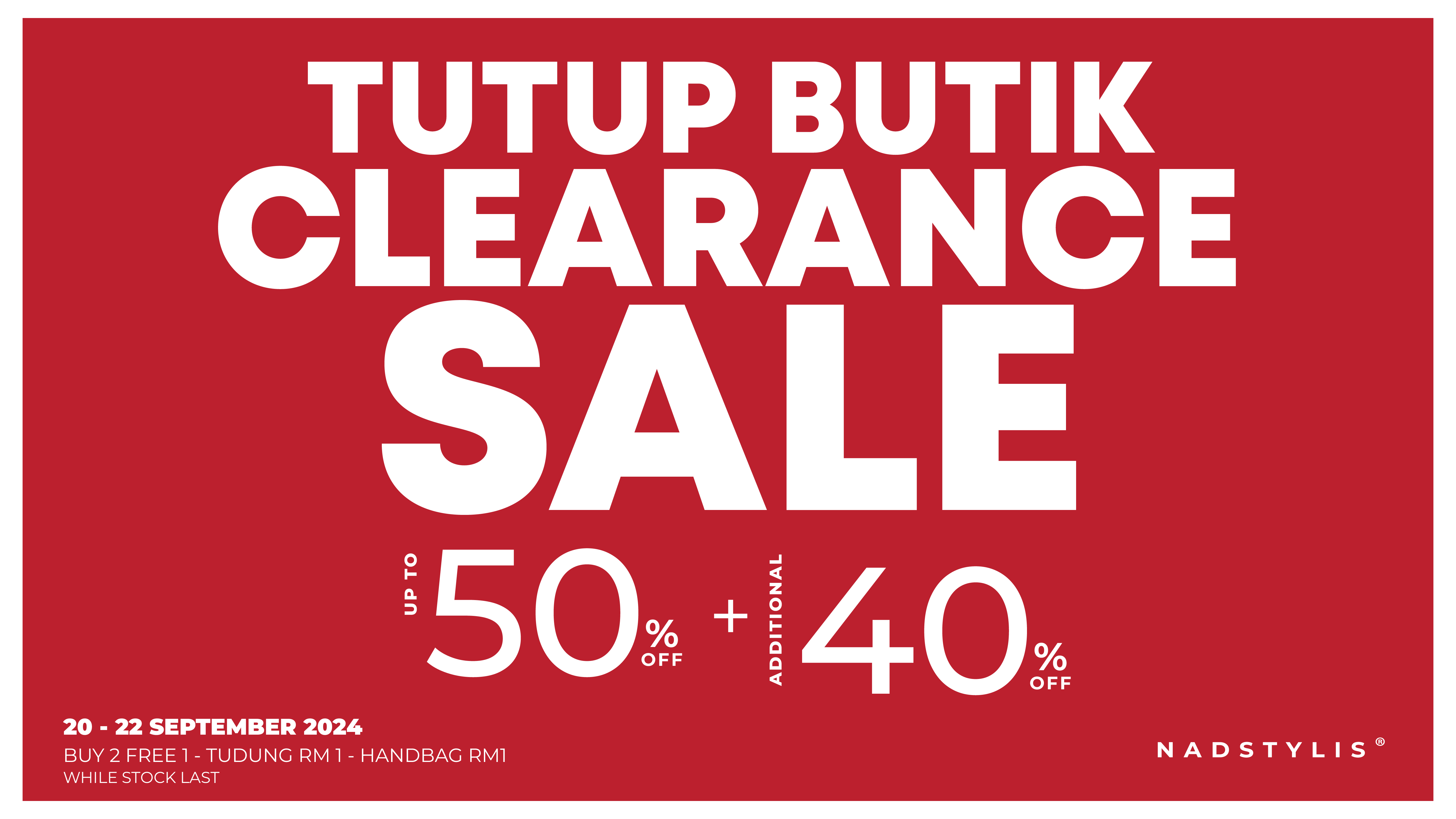 Clearance Sale